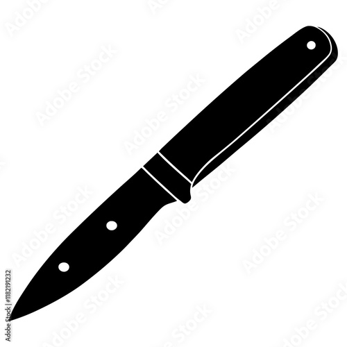  utility knife silhouette vector illustration
