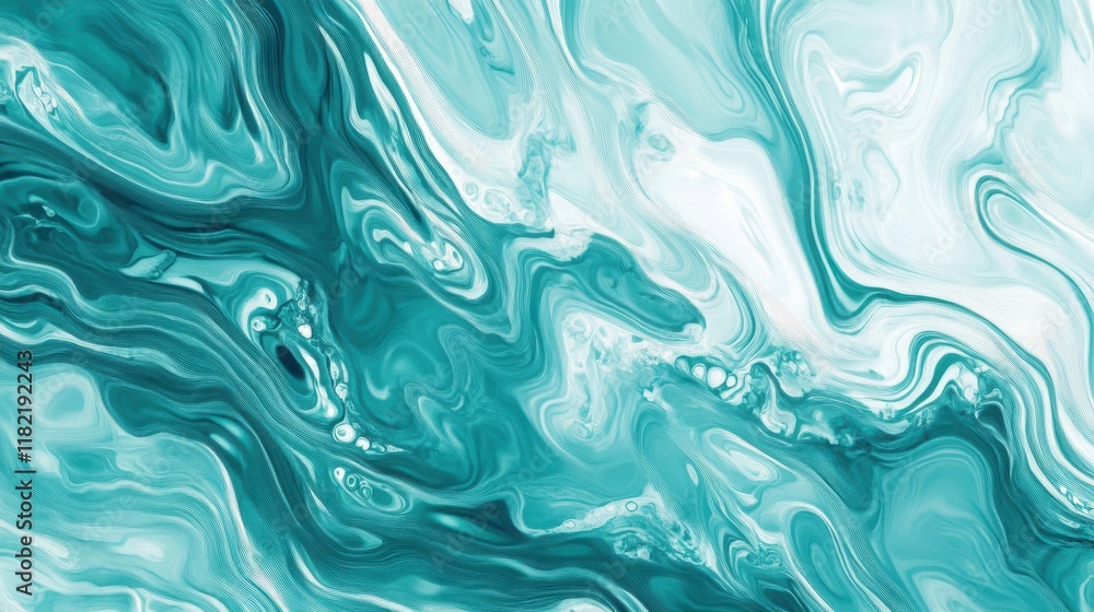 Tropical water theme art abstract design teal and aquamarine colors high detail bright ripple effects Tropical water theme art abstract design teal and aquamarine colors high detail bright ripple effects