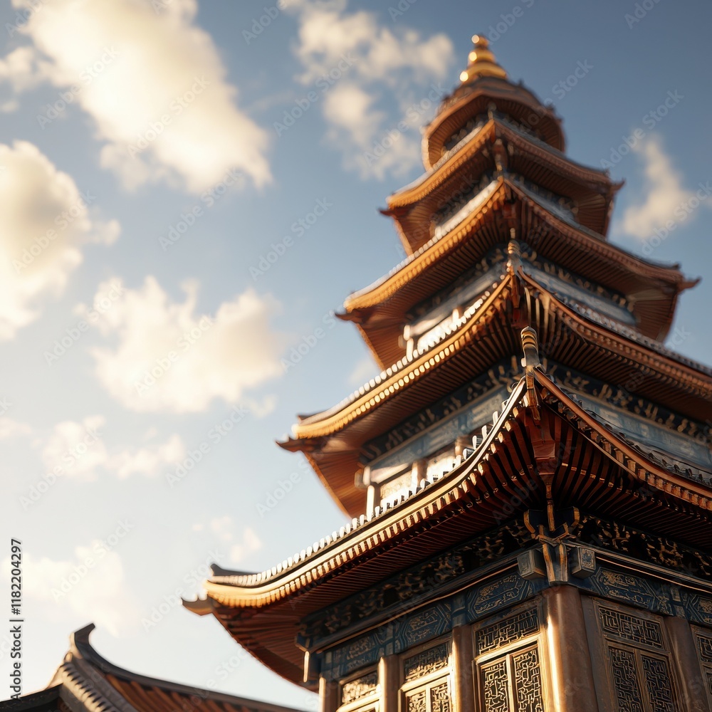 Discovering the majestic chinese pagoda historical district architectural beauty scenic environment cultural heritage exploration Discovering the majestic chinese pagoda historical district architectural beauty scenic environment cultural heritage exploration