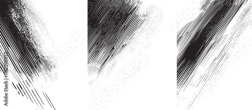 Old grunge black texture. Dark weathered overlay pattern sample on transparent background. White concrete wall as background, white cement or stone old texture as a retro pattern