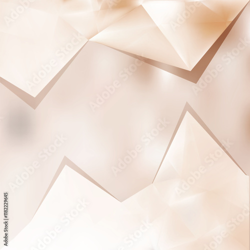 Abstract Light Brown Triangular Background