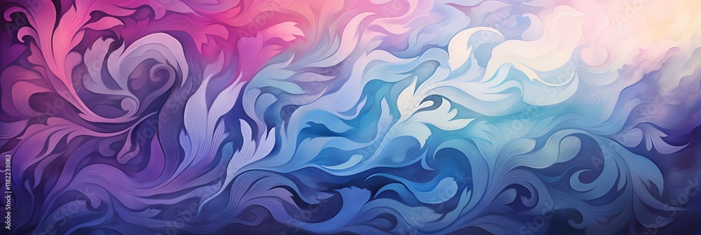 Abstract Whimsical Swirls: A mesmerizing blend of purple, pink, and blue hues creates an enchanting abstract background. Abstract Whimsical Swirls: A mesmerizing blend of purple, pink, and blue hues creates an enchanting abstract background.