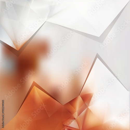 Abstract Triangular Background Vector Design