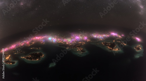 Night Lights Illuminate Indonesian Archipelago from Space