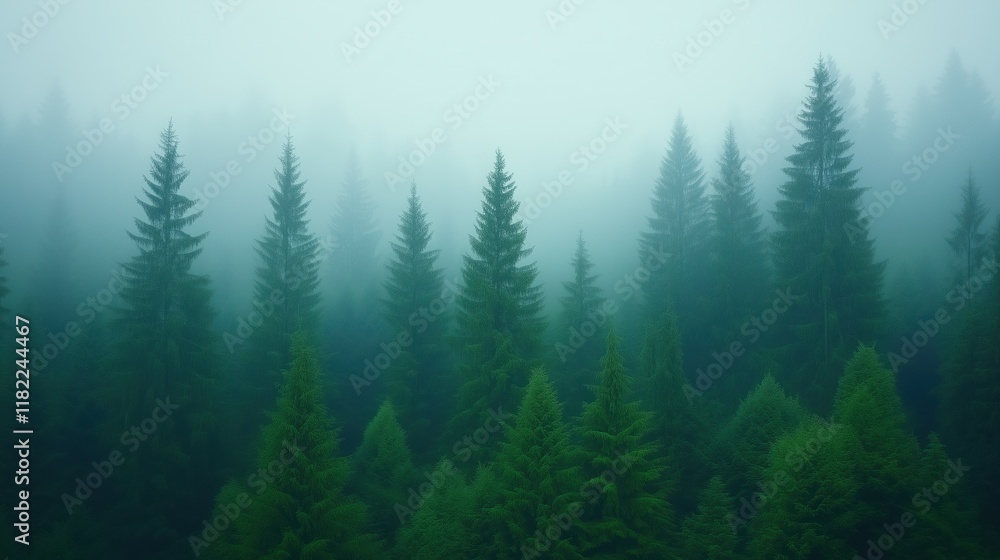 Mystical Dark Forest with Dense Fog and Tall Trees Creating a Spooky and Enchanting Atmosphere Perfect for Halloween or Fantasy Themes and Backgrounds Mystical Dark Forest with Dense Fog and Tall Trees Creating a Spooky and Enchanting Atmosphere Perfect for Halloween or Fantasy Themes and Backgrounds