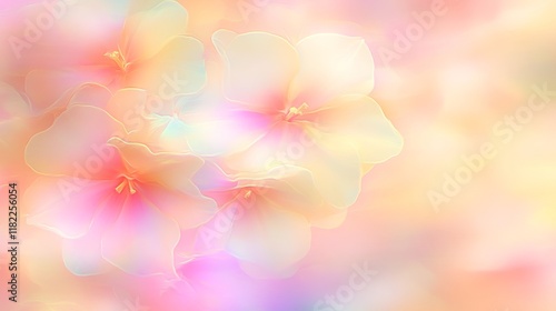 Pastel Blossom Dream Soft Floral Fantasy Artwork