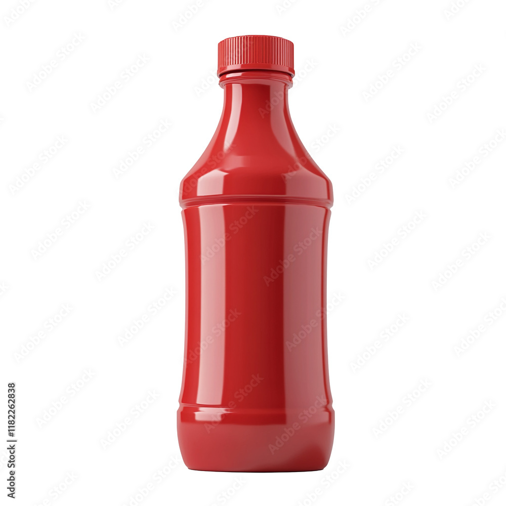 Red Ketchup Bottle Packaging Design Mockup Red Ketchup Bottle Packaging Design Mockup