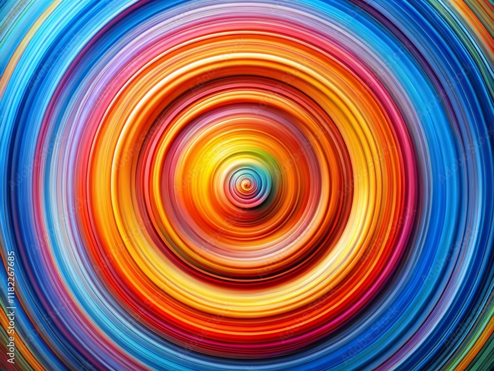 Vibrant Concentric Circles Abstract Wallpaper - Modern Design Long Exposure Photography Vibrant Concentric Circles Abstract Wallpaper - Modern Design Long Exposure Photography