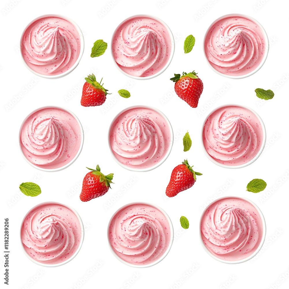 Delicious Strawberry Frozen Yogurt Cups Delicious Strawberry Frozen Yogurt Cups