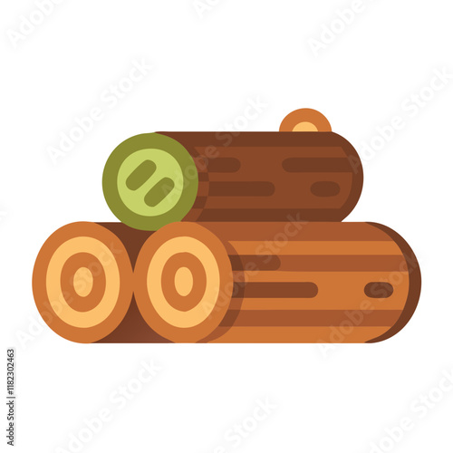 log tree icon design