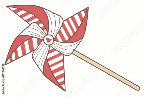 illustration of pinwheel
