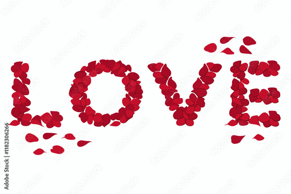 love typography vector design love typography vector design