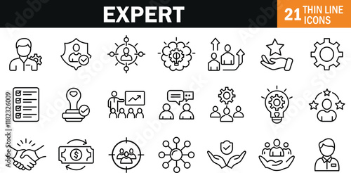"Distinguished Expert Icon Representing Mastery, Skill, and Professional Knowledge"
