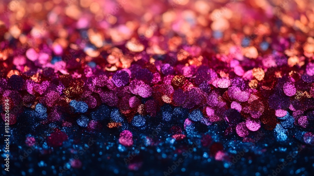 Vibrant Glitter Texture for Festive Designs. Generative AI Vibrant Glitter Texture for Festive Designs. Generative AI