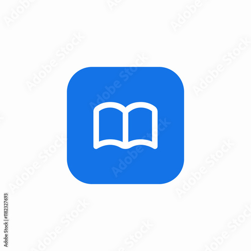 open book icon sign vector