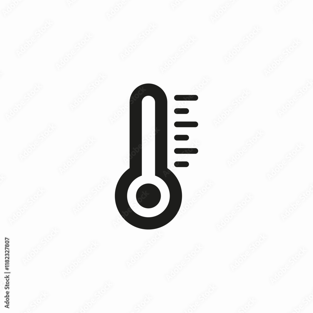 temperature thermometer icon sign vector temperature thermometer icon sign vector
