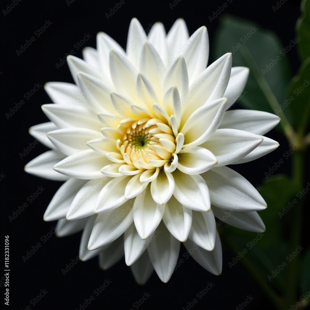 White chrysanthemum in focus against dark background, bloom, focus, background White chrysanthemum in focus against dark background, bloom, focus, background