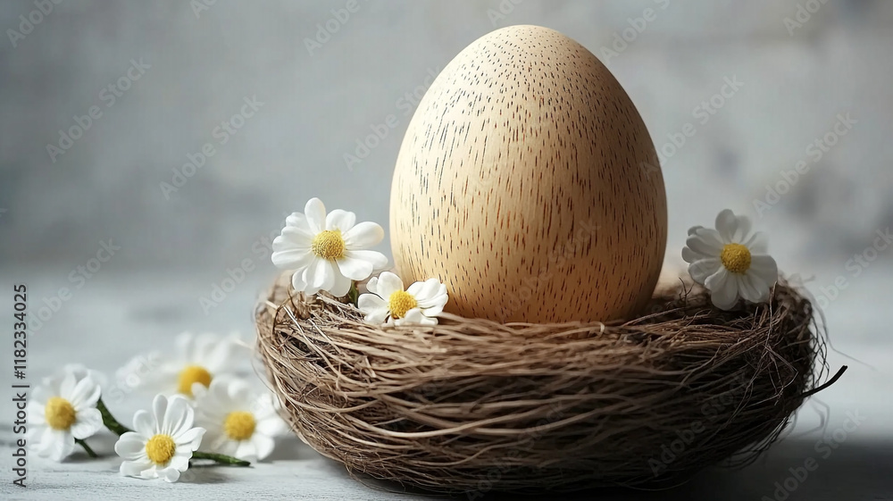 Easter wooden eggs in the nest. the DIY concept. Space for the text. Happy Easter. Chicken for coloring with paints. DIY for children and adults. Product card. Easter decor. Easter wooden eggs in the nest. the DIY concept. Space for the text. Happy Easter. Chicken for coloring with paints. DIY for children and adults. Product card. Easter decor.