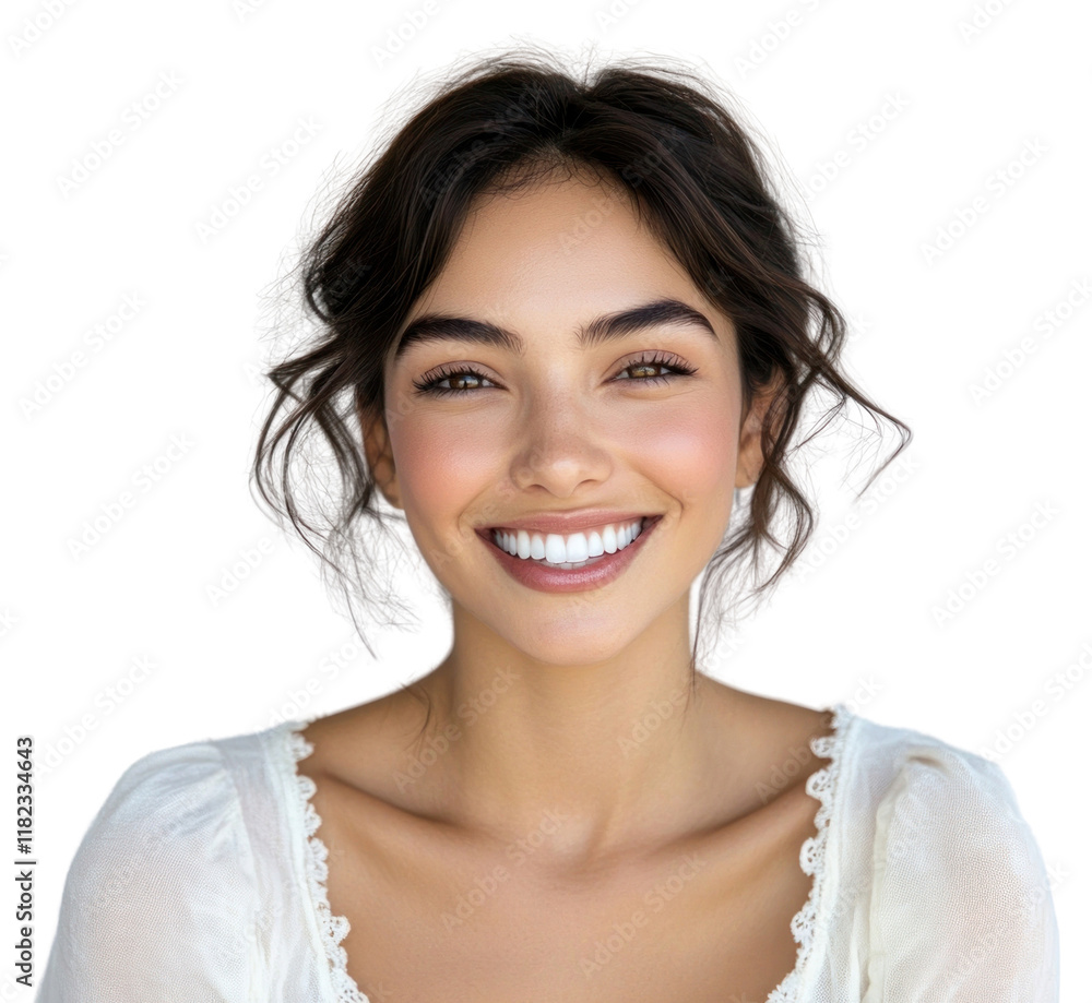 PNG Young British American portrait smiling happy. PNG Young British American portrait smiling happy.