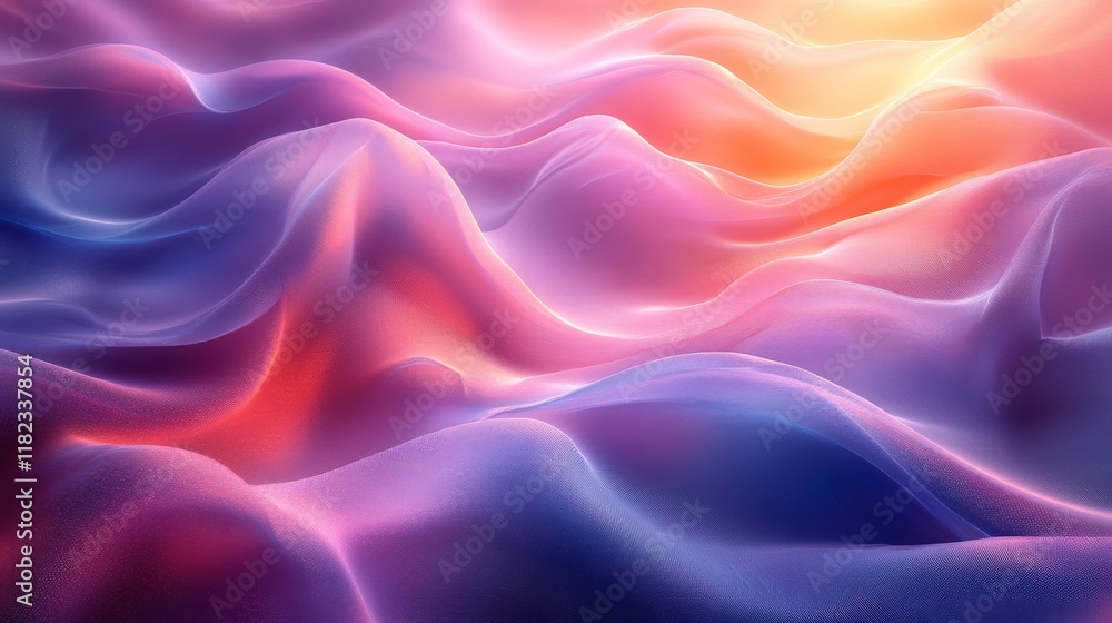 Abstract Background - Colorful Wavy Texture, Digital Art Abstract Background - Colorful Wavy Texture, Digital Art