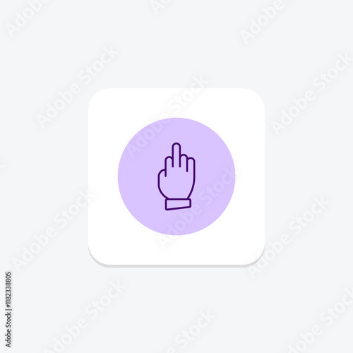 Bad Signal Hand pentaglow , vector, pixel perfect, illustrator file