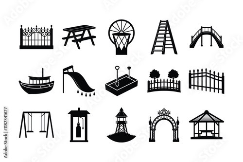 WebKids playground icon set 