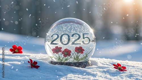 Enthralling snow globe featuring 