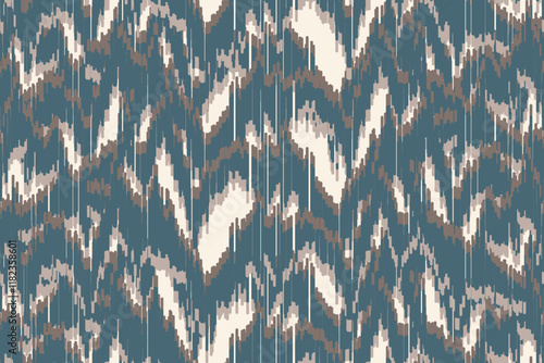 geometric ethnic vintage texture vector art design. textile fashion pattern line ikat seamless pattern and batik fabric texture asian background wallpaper geometry indian. Ethnic abstract ikat art .
