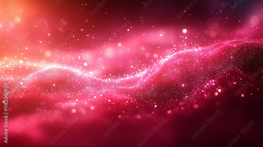 Pink-themed abstract banner with copy space Pink-themed abstract banner with copy space