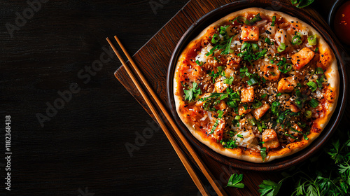 f1b0 , Sushi pizza, JapaneseItalian hybrid