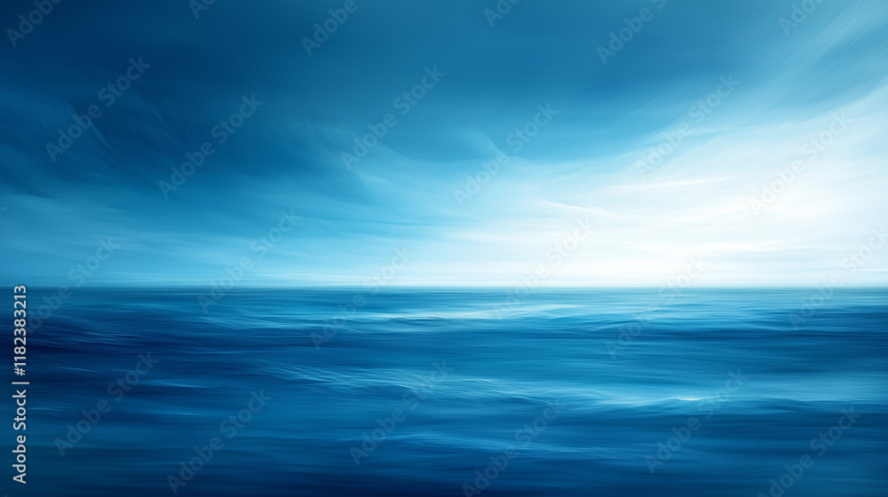 Obraz premium Abstract blue background banner with copy space