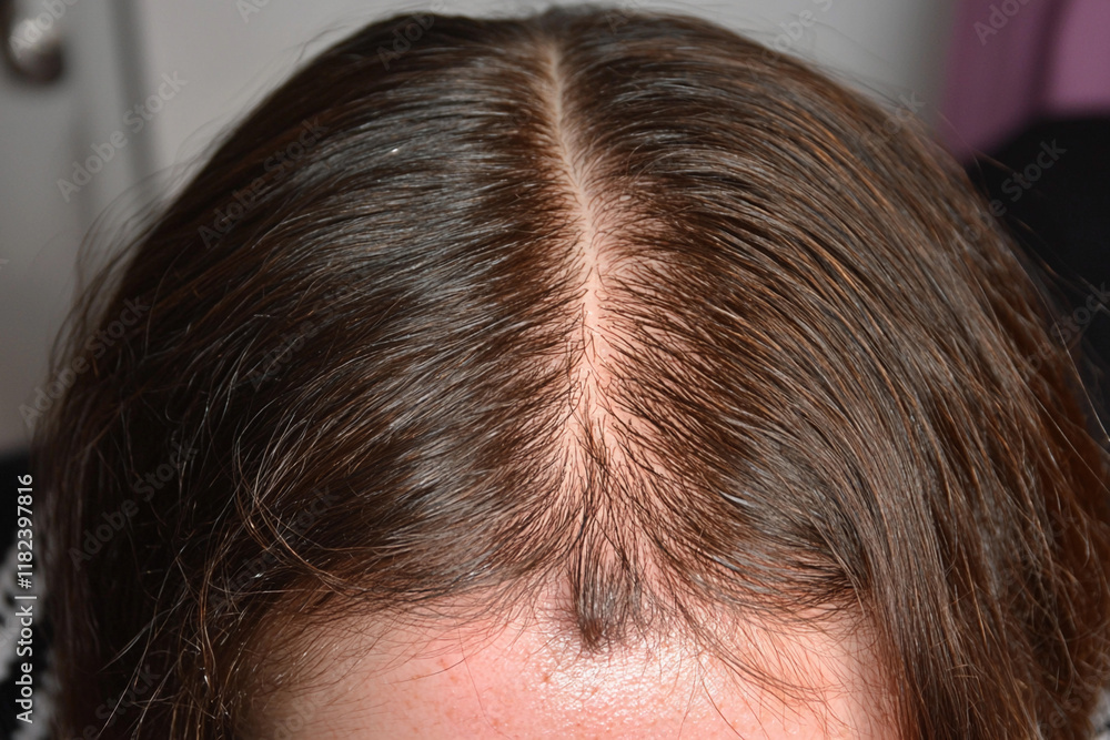 Hair transplant results showing new hair growth Hair transplant results showing new hair growth