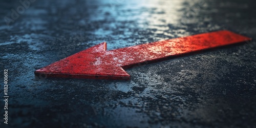 Wet Road Direction Sign