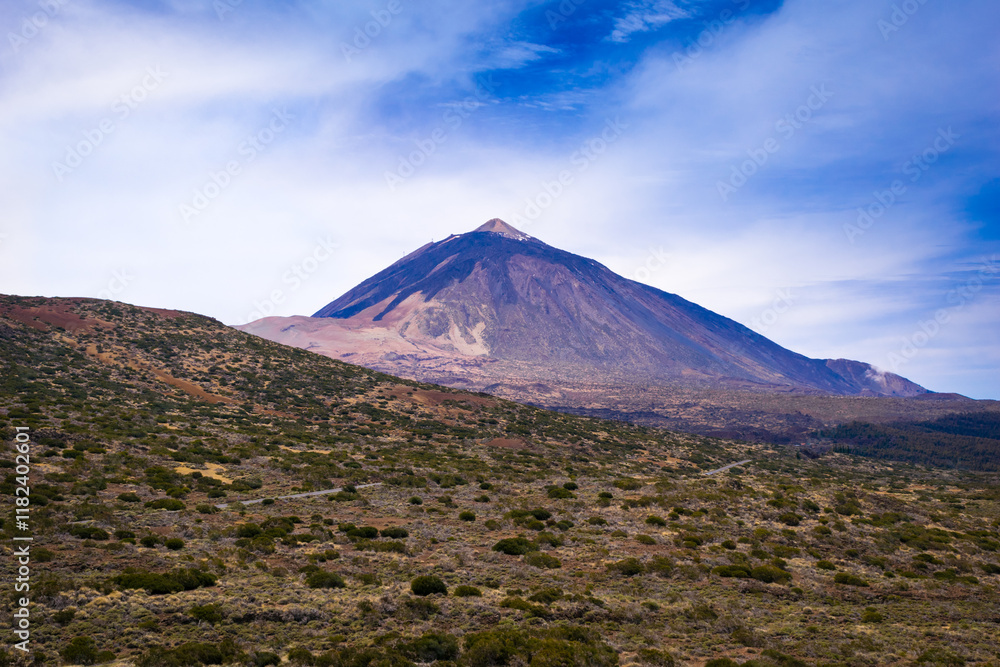 Fototapeta premium El Teide Volcano, Mount Teide, Teide National Park, Tenerife, Canary Island, Spain