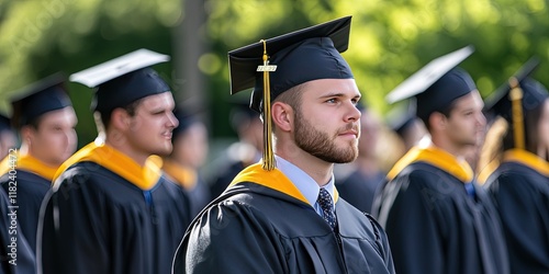 graduation ceremony filled with students successfully achieving a degree or diploma