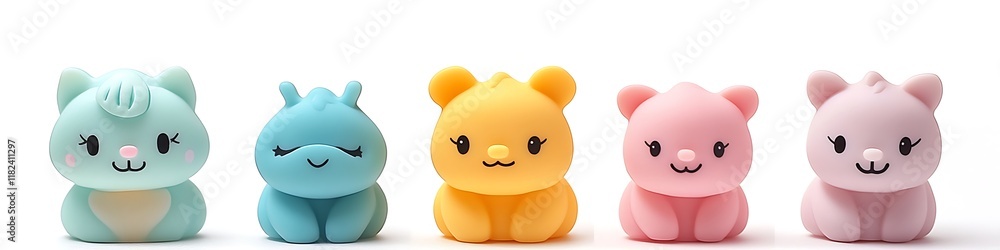 Silicone teething toy animals with vibrant and safe designs Silicone teething toy animals with vibrant and safe designs