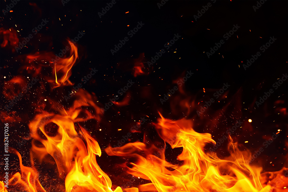 fire particle and flame effect overlay fire particle and flame effect overlay