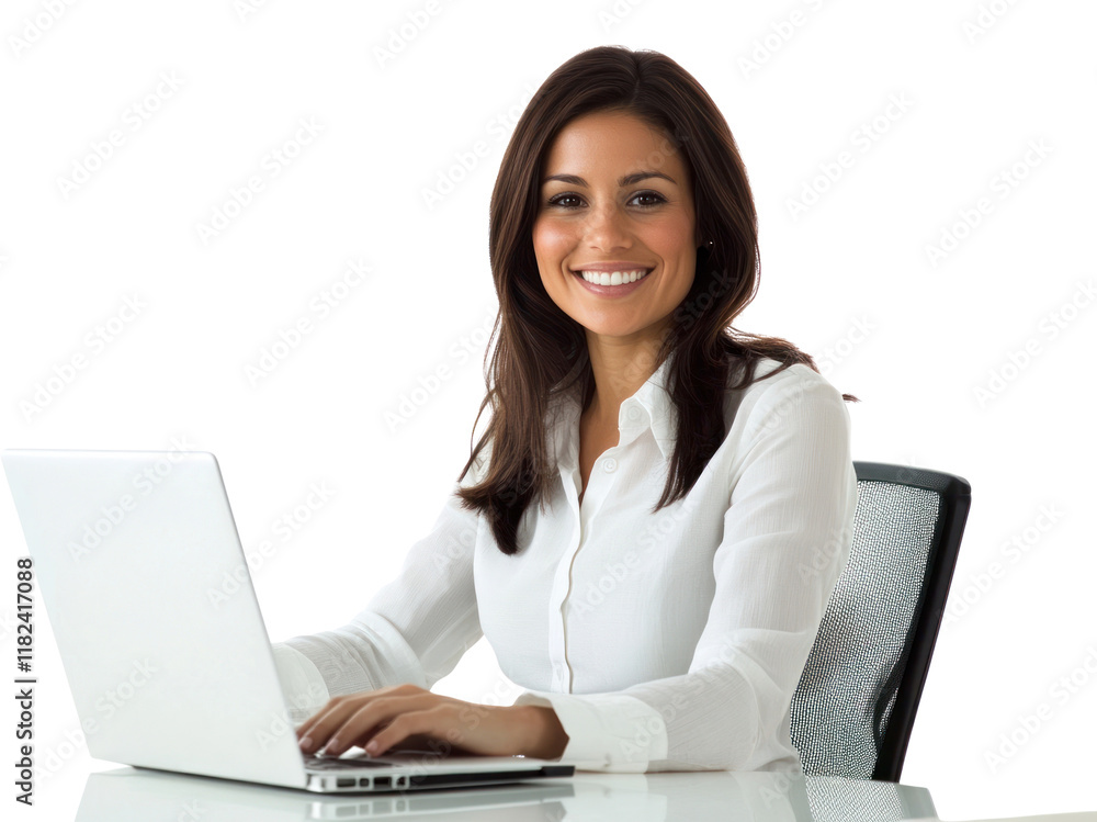 PNG Using a laptop computer woman working office. PNG Using a laptop computer woman working office.