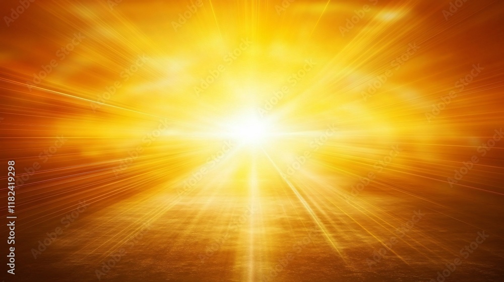 Radiant Golden Light Burst Background Abstract Radiant Golden Light Burst Background Abstract