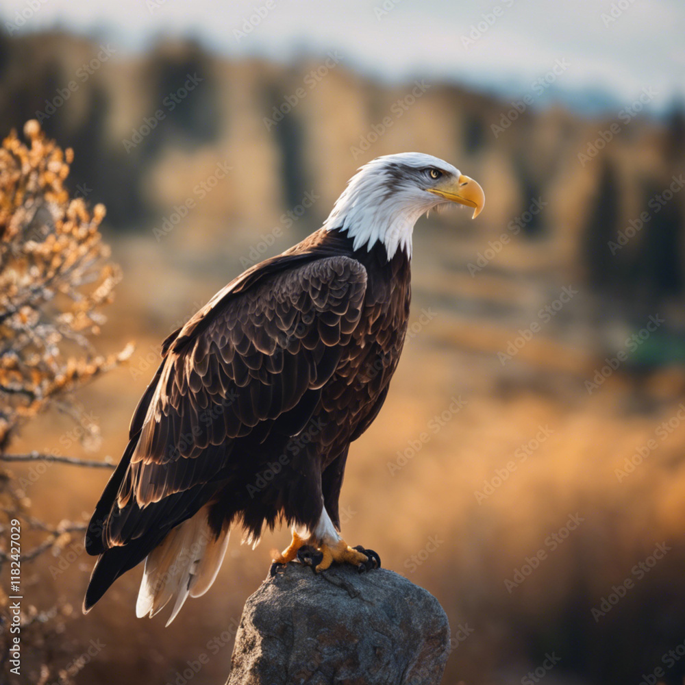 Obraz premium Eagle Closeup