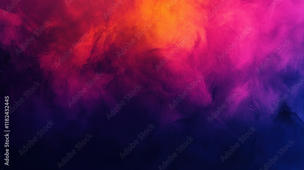 Abstract vibrant pink, orange, and blue smoke clouds. Abstract vibrant pink, orange, and blue smoke clouds.