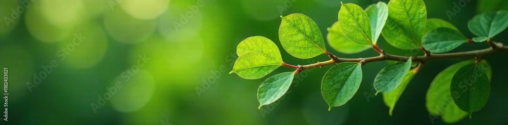 Eucalyptus branch with pinnately compound leaves in full growth, branch, botanical Eucalyptus branch with pinnately compound leaves in full growth, branch, botanical