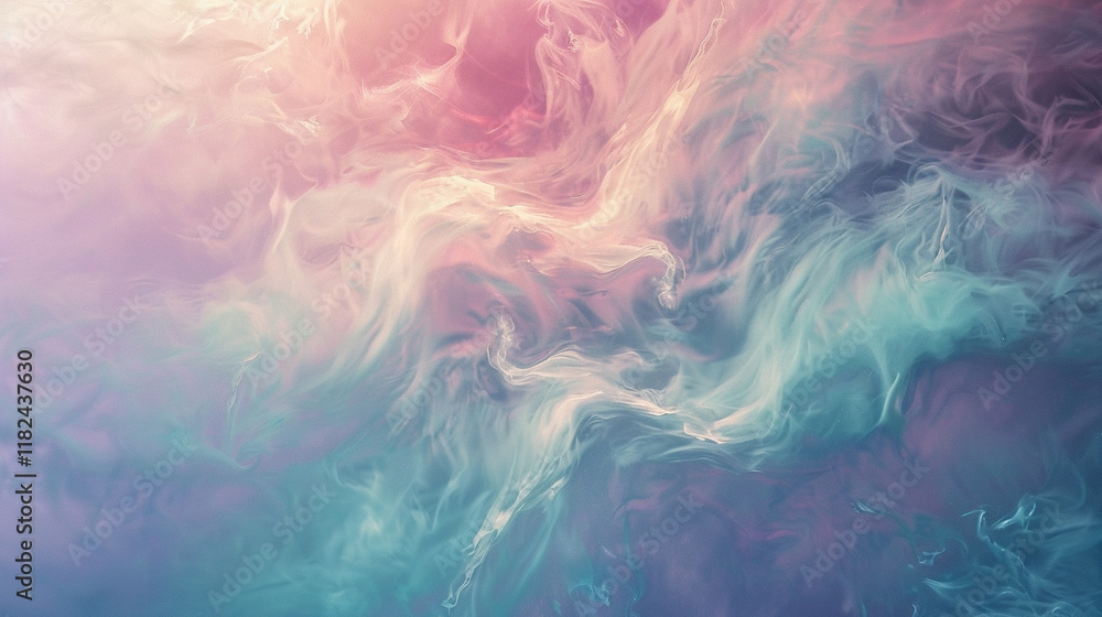 A surreal liquid gradient design with soft waves blending shades of pink, cyan, and purple A surreal liquid gradient design with soft waves blending shades of pink, cyan, and purple