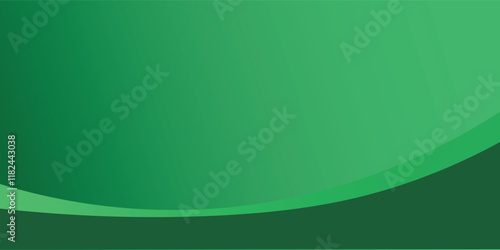 Background Green with a gradient style. The background features varying shades of green with a smooth texture and curved lines. Business style background, professional geometric background.