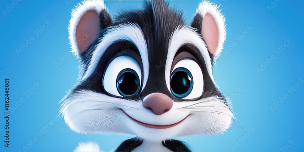 Obraz premium 3D animation skunk 