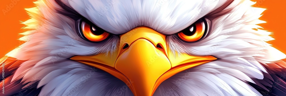 Obraz premium 3D animation eagle