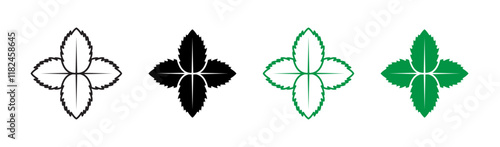 Mint icons vector set for UI designs