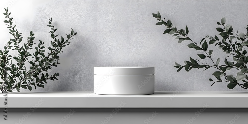 Obraz premium Cream jar mockup