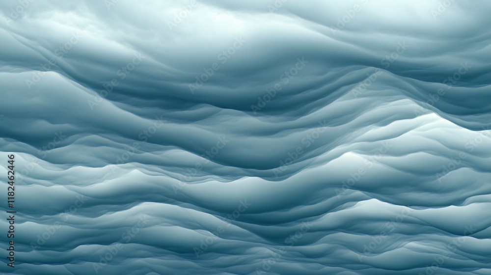 Obraz premium Abstract Blue Wave Pattern Background Texture