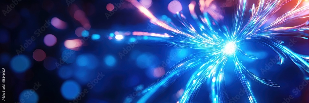 2D animated blue and silver fireworks 2D animated blue and silver fireworks